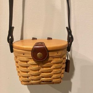 Longaberger Basket Small Saddlebrook Purse